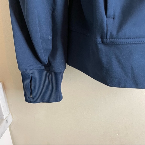 Athletic Works Bright Side Stripe Zip Up Sweatshirt Navy size 3X - Picture 5 of 8